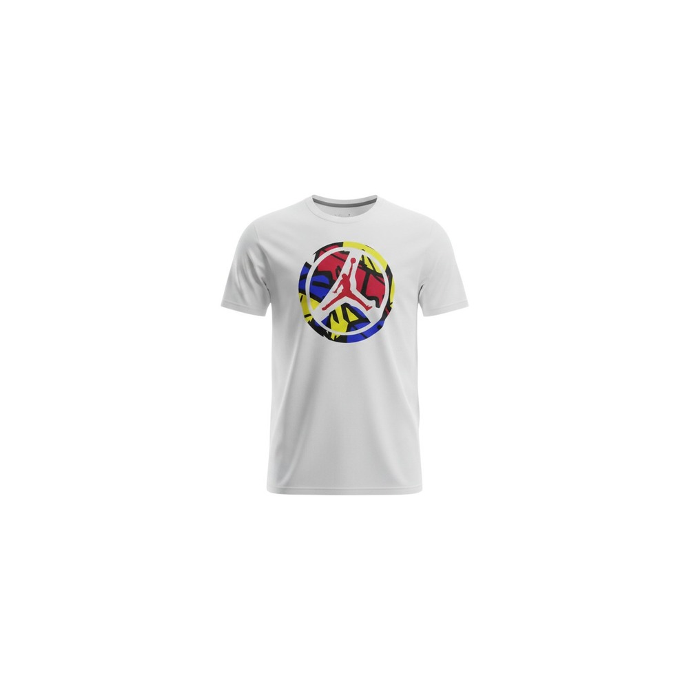 Jordan T-Shirt Mens Small White Graphic Jumpman Short Sleeve 534774-101